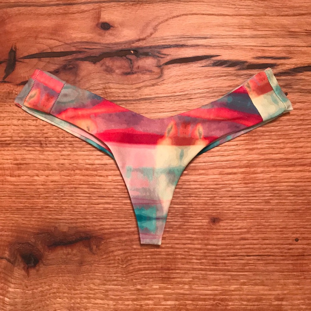 Old Stone fox swim thong bikini bottoms